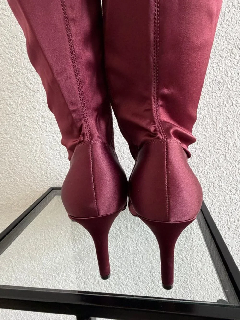 Torrid Maroon Red Over the Knee Boot - Size 8WW